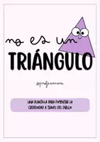 Vista previa - Manualidades / Dibujos para colorear - NO ES UN TRIÁNGULO - Portada