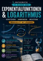 Vorschau - Arbeitsblätter - Exponentialfunktionen & Logarithmus – Übungsblatt mit Lösungen e-Funktion, ln, Wachstum & Zerfall AHS 6 - Deckblatt