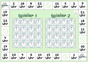 Vorschau - Stationenlernen - Uhrzeiten - Bingo : Volle Stunden - Seite 3