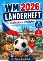 Vorschau - Arbeitsblätter - WM 2026 Länderheft Tschechien – Unterrichtsmaterial Klasse 2–4 - Deckblatt