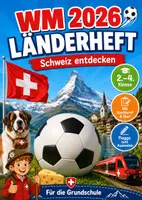 Vorschau - Arbeitsblätter - Schweiz – WM 2026 Unterrichtsmaterial Klasse 2–4 - Deckblatt