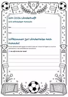 Vorschau - Arbeitsblätter - WM 2026 Länderheft Kanada – Unterrichtsmaterial Klasse 2–4 - Seite 1