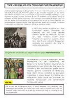 Vorschau - Arbeitsblätter - Historische Entwicklung der Bürgerrechte: Revolutionen & Menschenrechte - Seite 1
