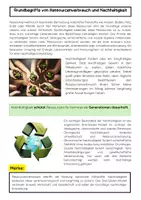 Vorschau - Arbeitsblätter - Ressourcenverbrauch und Nachhaltigkeit: Klimawandel & Kreislaufwirtschaft - Seite 1