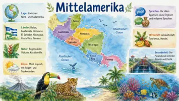 Vorschau - Arbeitsblätter - Arbeitsblätter zum Thema "Mittelamerika" + Lösung & MP3 + Infografik - Seite 3
