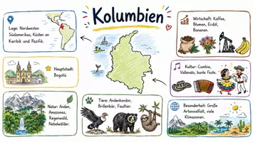 Vorschau - Arbeitsblätter - Arbeitsblätter "Geschichte Kolumbiens" + Lösung & MP3 + Infografik - Seite 3
