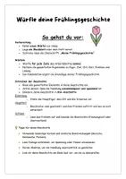 Vorschau - Stundenentwürfe - Eine Frühlingsgeschichte würfeln - Kreatives Schreiben - Würfelgeschichte - Schreibimpluse - Seite 2