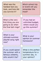 Vorschau - Arbeitsblätter - Schuljahresrückblick & Sommerpläne: 24 Sprechkarten für den Englischunterricht (B1) - Seite 3