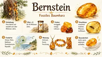 Vorschau - Arbeitsblätter - Arbeitsblätter zum Thema "Bernstein" + Lösung & MP3 + Infografik - Seite 3