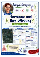 Vorschau - Arbeitsblätter - Wanyvo´s Lernspuren Hormone und ihre Wirkung Allgemein - Deckblatt