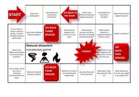 Vorschau - Spiele - Natural Disasters Boardgame/ Plauderbrettspiel + Lösung - Deckblatt