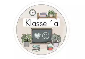Vorschau - Poster - Türschilder | NEUES DESIGN Für die Klassenzimmertür Klasse 1 - 4 - Seite 1