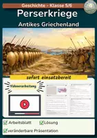 Vorschau - Stundenentwürfe - Perserkriege - Deckblatt