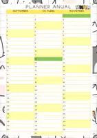 Vista previa - Para docentes: organización, planificación y formación - planner anual_CURSO 26-27 - página 1