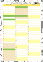 Vista previa - Para docentes: organización, planificación y formación - planner anual_CURSO 26-27 - página 2