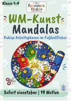 Vorschau - Arbeitsblätter - WM 2026 Kunstpaket – 4 kreative Fußballprojekte für die Grundschule | Klasse 1–4 - Seite 1