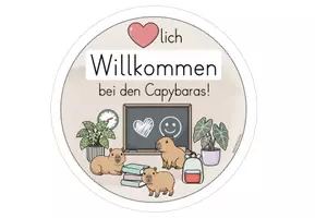 Vorschau - Poster - Türschilder Capybara | Capybaraklasse Klassenraumtür - Seite 1