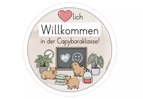 Vorschau - Poster - Türschilder Capybara | Capybaraklasse Klassenraumtür - Seite 2