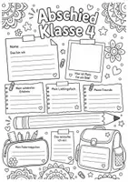 Vorschau - Arbeitsblätter - Abschied Klasse 4 Mandala - Seite 2
