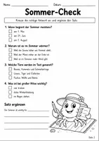Vorschau - Arbeitsblätter - Lesen Klasse 3/4 Sommer - Seite 2