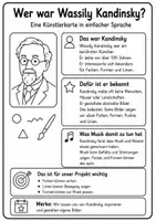Vorschau - Arbeitsblätter - Kunst Kandinsky Klangbilder Klasse 1-6 - Seite 2