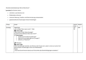 Vorschau - Stundenentwürfe - Ethik Reihe Ideologien 5: Sexismus und Geschlechterrollen - Seite 3