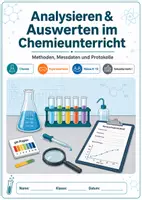 Vorschau - Arbeitsblätter - Analysieren & Auswerten im Chemieunterricht: Methoden, Messdaten und Protokolle - Deckblatt