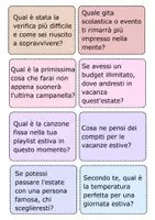 Vorschau - Spiele - 24 Sprechkarten Italienisch (B1): Schuljahresende & Sommerferien – Inkl. Redemittel - Seite 3