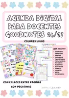 Vista previa - Evaluación - CUADERNO/ AGENDA DIGITAL DOCENTE CURSO 26/27 PARA GOODNOTES - Portada