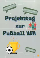 Vorschau - Stundenentwürfe - Projekttag zur Fußball WM - Deckblatt
