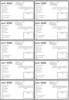 Aperçu - Outils du professeur - Billets école famille à imprimer | Outil enseignant PDF PPTX - Page 1