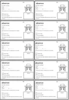 Aperçu - Outils du professeur - Billets école famille à imprimer | Outil enseignant PDF PPTX - Page 2