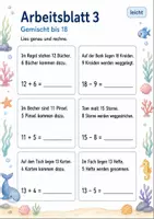 Vorschau - Arbeitsblätter - Rechengeschichten verstehen bis 20 | Mathematik Klasse 1 | 7 Arbeitsblätter als PDF - Seite 3