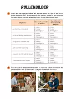 Vorschau - Arbeitsblätter - Familie ⎮ Rollenbilder - Sachtext mit Aufgaben für Klasse 7 bis 8 - Seite 1