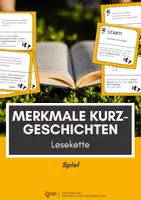 Vorschau - Spiele - Kurzgschichte - Spiel: Lesekette zu den Merkmalen - Deckblatt