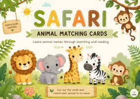 Vista previa - Juegos / Gamificación - Recurso montessori GRATUITO para aprender los ANIMALES en INGLÉS! | Safari Letter Hunt! - página 1