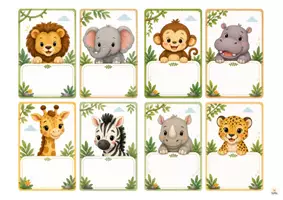 Vista previa - Juegos / Gamificación - Recurso montessori GRATUITO para aprender los ANIMALES en INGLÉS! | Safari Letter Hunt! - página 2