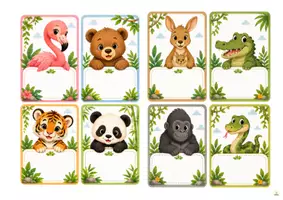 Vista previa - Juegos / Gamificación - Recurso montessori GRATUITO para aprender los ANIMALES en INGLÉS! | Safari Letter Hunt! - página 3