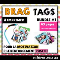 Aperçu - Cartes / Images - Brag Tags / étiquettes / récompense / renforcement positif - Page de couverture