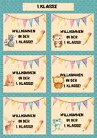 Vorschau - Anderer Materialtyp - Willkommen in der 1. Klasse - Deckblatt