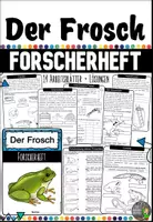 Vorschau - Arbeitsblätter - Der Frosch - Forscherheft - Seite 1