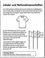 Vorschau - Arbeitsblätter - Fußball WM 2026 : Leseverständnis und Wortsuchrätsel mit Lösungen - Seite 3