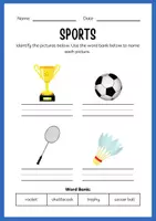 Voorbeeld - ESL Vocabulary Workbooks Bundle – 10 Printable English Topics - Pagina 3