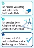 Vorschau - Poster - Geodreieck Zeichenregeln im Geometrieunterricht Geodreieck und Zirkel - Seite 3