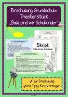 Vorschau - Unterrichtsreihen - Theaterstück Einschulung - Deckblatt