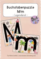 Vorschau - Arbeitsblätter - Buchstabenpuzzle A-Z - Materialpaket - Deckblatt