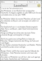 Vorschau - Arbeitsblätter - Leseverständnis - Einführung ins Mittelalter Lesetexte mit Fragen und Arbeitsblättern (Klasse 4–6) - Seite 2
