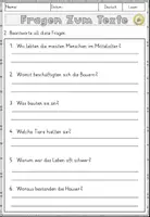 Vorschau - Arbeitsblätter - Leseverständnis Mittelalter - Leben auf dem Dorf für Klasse 4-6 - Seite 3