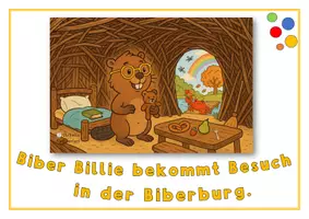 Vorschau - Arbeitsblätter - Buchstabe B b: Wimmelbild / Plakat und Material zur Buchstabeneinführung und -übung - Seite 3