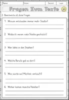Vorschau - Arbeitsblätter - Leseverständnis Arbeitsblätter - Stadtleben Mittelalter Klasse 4-6 - Seite 3